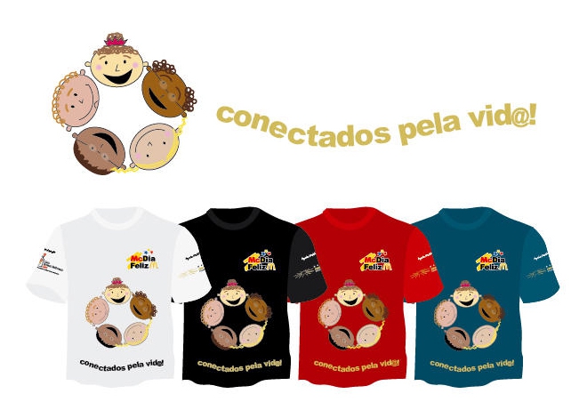 Estampas Camisetas Mcdia Feliz